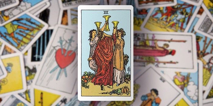 Tarot - Drei der Kelche 